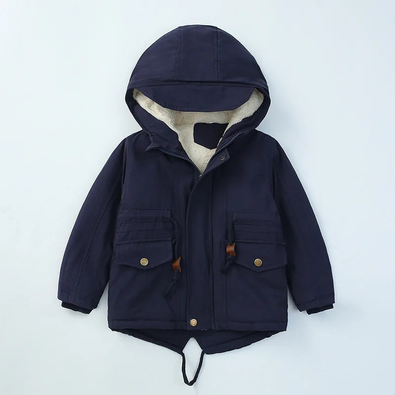 PLUSH HOODED COATS