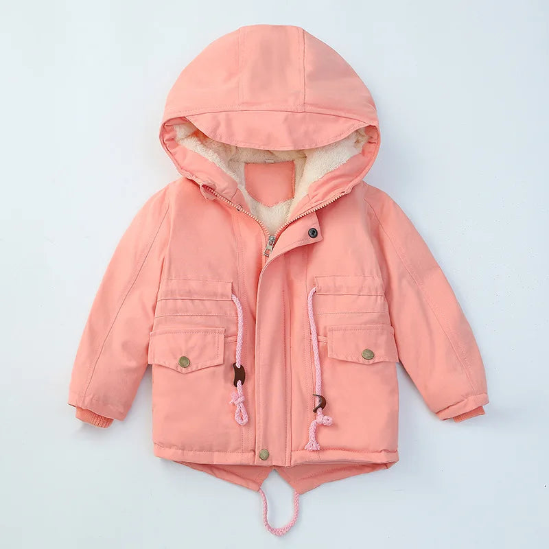 PLUSH HOODED COATS