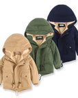 PLUSH HOODED COATS