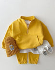 COTTON TRACKSUIT SET