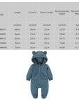 HOODED BEAR BODYSUIT