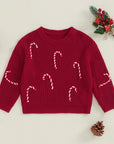 CANDYCANE KNIT SWEATER